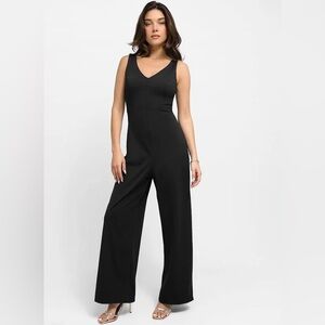 Popilush Size L Shapewear Slimming Wide-Leg Jumpsuit